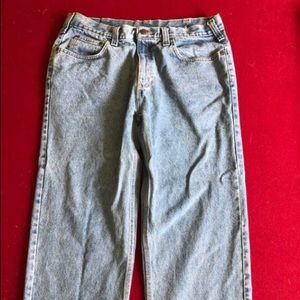 Baggy loose fit carhartt light jeans